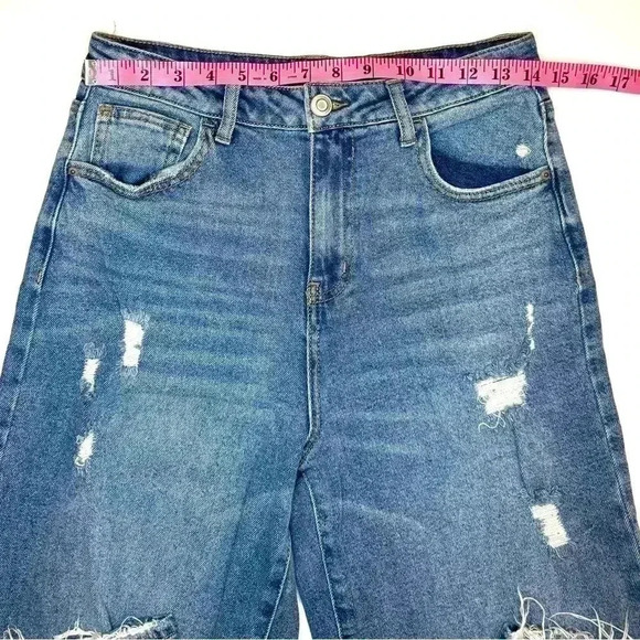 SO Womens Super High Rise Wide Leg Jeans Size 9 - Picture 5 of 7